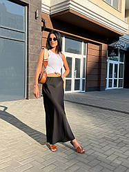 Сатинова спідниця на резинці