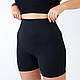 Чорні безшовні шорти з ефектом Пушап у рубчик "Giulia" ТМ "OK" (L-XL) Розміри: 48-52 (33055-2), фото 2