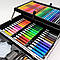 Набір для малювання 145 предметів у кейсі / Розсувний набір для творчості / Набір художника, фото 7