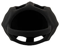 Кільце на пеніс і мошонку з анальним корком Black Velvets Ball cage with a butt plug, фото 5