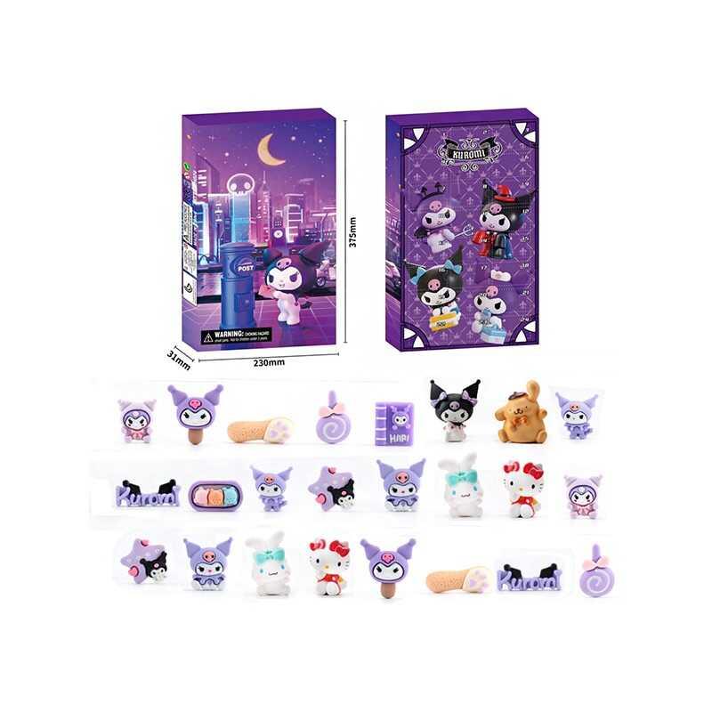 Адвент-календар дитячий - 24 комірки, фігурки героїв LZMH 024