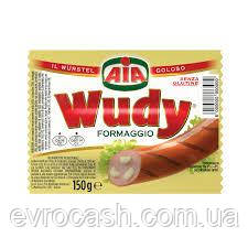 Сосиски AIA Wudy Cheese 150 гр 25 шт. ящ, фото 1