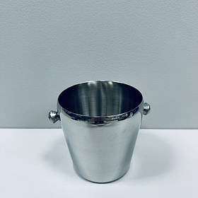 Відро для льоду з нержавіючої сталі 12,4х12,5 см Empire EM-0039