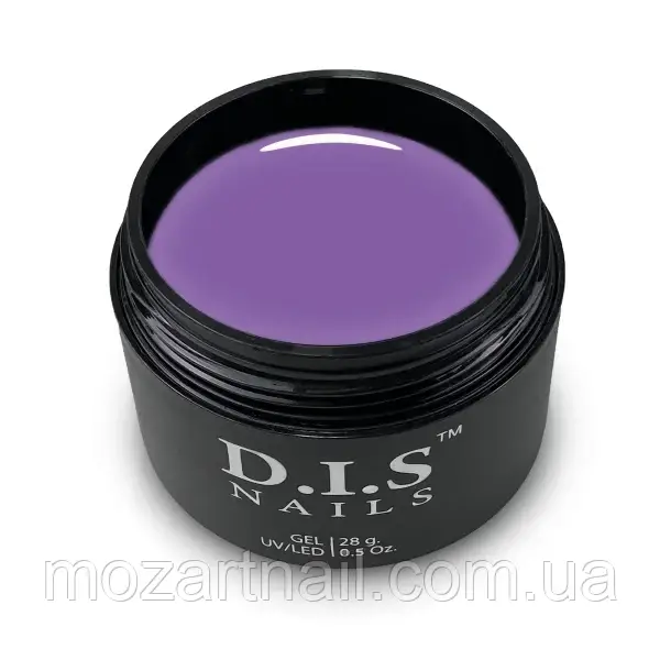 Гель камуфлюючий D.I.S Nails Hard Violet (лавандово-фіолетовий), 28g