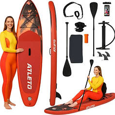 SUP-дошка надувна для плавання Atleto 350 см Miame + сидіння