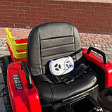 Дитячий електромобіль Трактор із причепом на радіокеруванні Bambi M 5733 Червоний, фото 8