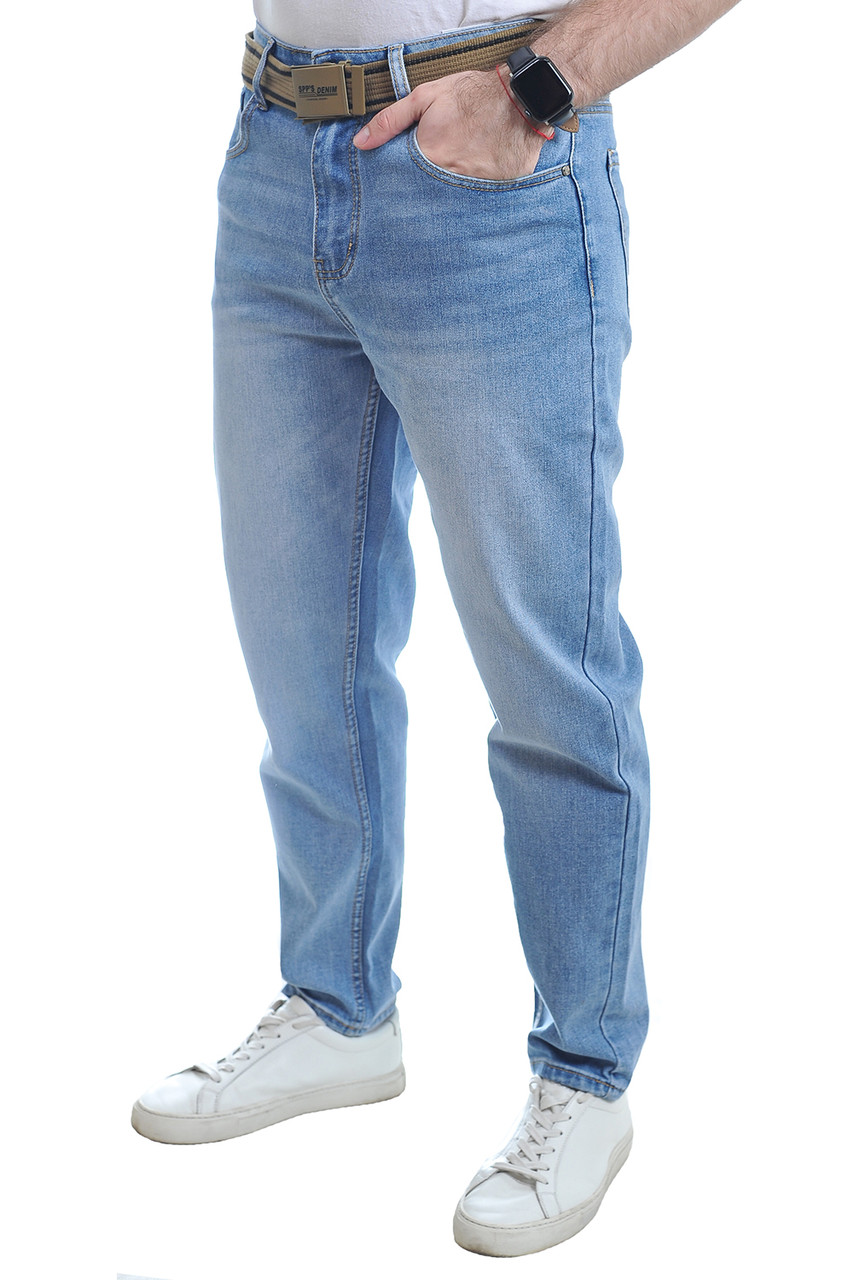 Джинси чоловічі Denim 25-6418 блакитні