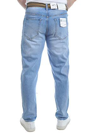 Джинси чоловічі Denim 25-6418 блакитні, фото 3