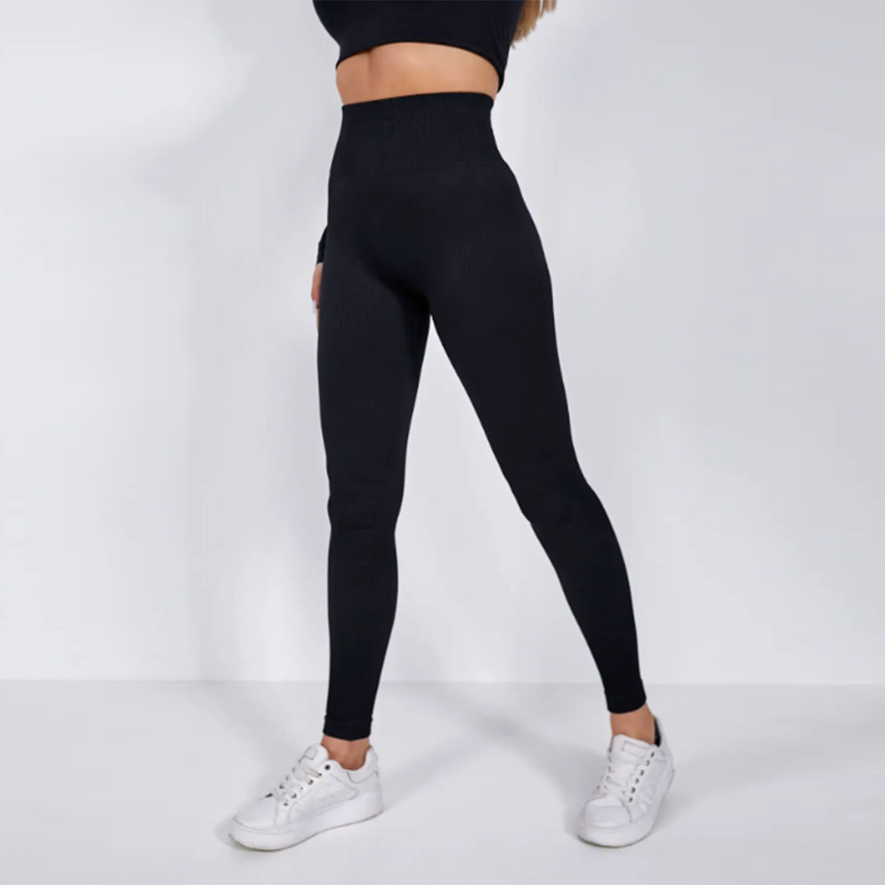 Безшовні лосини в рубчик із мікрофібри з ефектом Пуша "Giulia" ТМ "ОК" (L-XL) Розміри: 48-52 (33058-2), фото 1