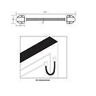 Гнучкий перехід для дверей Yli Electronic DLK-403B, фото 3