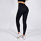 Безшовні чорні лосини для спорту з мікрофібри "Giulia" ТМ "ОК" (L-XL) Розміри: 48-52 (33059-2), фото 3