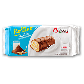 Міні рулети Balconi молоком та какао 222г