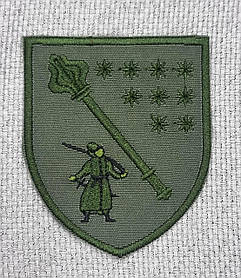 Шеврон "Дніпропетровський обласний ТЦК та СП" Олива, 70х80мм