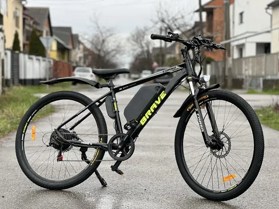 Електровелосипед Corso Brave 29" 500W Алюмінієва рама Знімний акумулятор 48V 15Ah Shimano 7 швидкостей