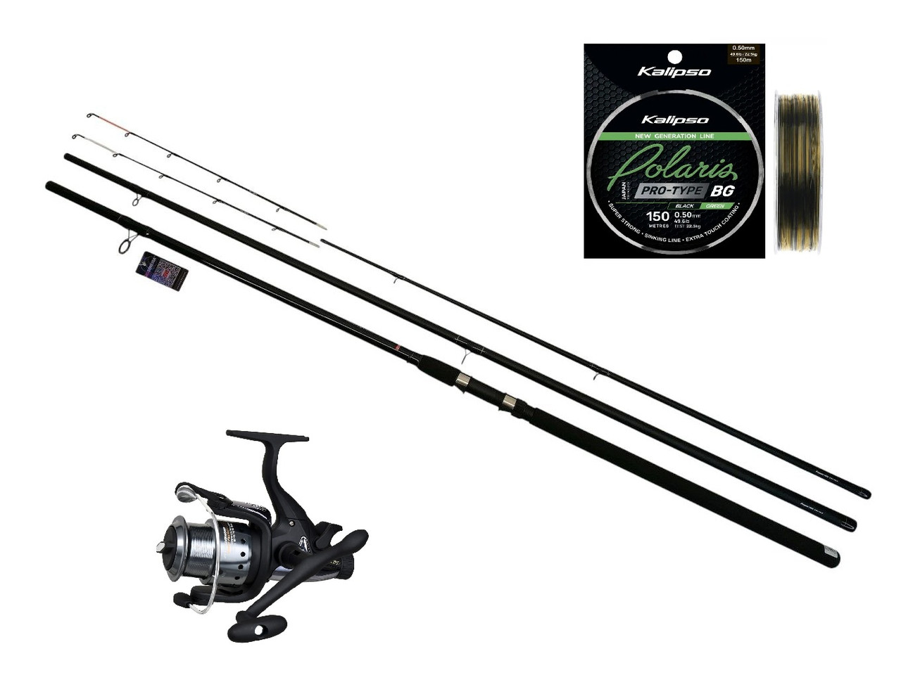 Фідерне вудилище Siweida Force Feeder 3.6m 3+2, 150g з котушкою Flagman Magnum Carp Feeder 4000