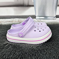 Крокси сабо дитячі для дівчинки Progress світло-бузкові 1508