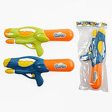 77936-1 Водяний пістолет 36 см, помповий, знімний балон, 2 кольори, у пакеті