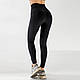 Чорні безшовні лосини із широким поясом із мікрофібри "Giulia" ТМ "ОК" (L-XL) Розміри: 48-52 (33061), фото 3