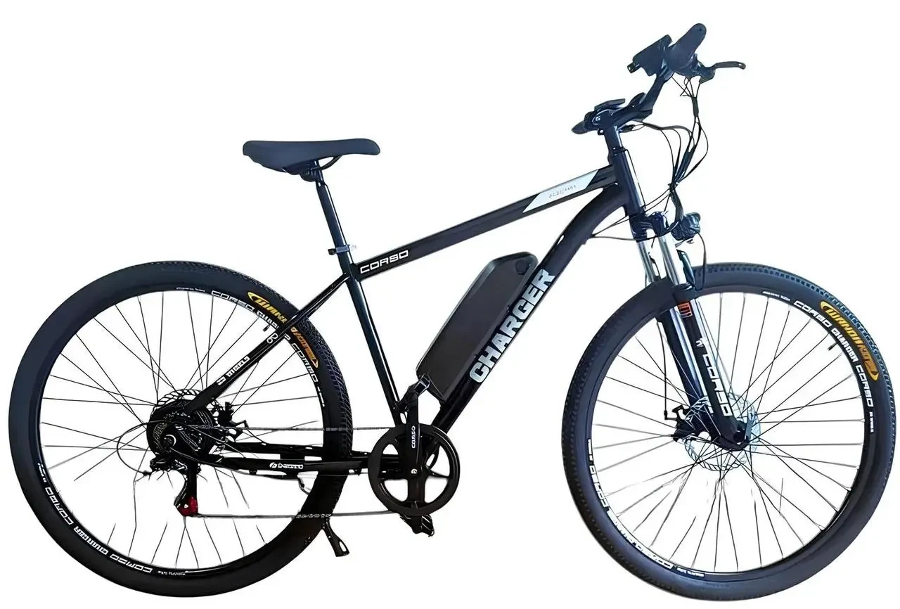 Електровелосипед Corso Brave 29" 350W Алюмінієва рама Знімний акумулятор 36V 10Ah Shimano 7 швидкостей, фото 1