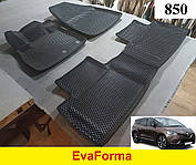 3D килимки EvaForma на Renault Grand Sceniс 4 '16-22, 3D килимки ЕВА