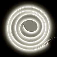 Неон світлодіодний COB/FCOB 220В 5х10мм 9W 288 д.м. IP67 нейтральний білий 4000К (ціна 1м)