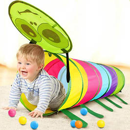 Як обрати дитячий ігровий тунель та ідеї занять з ним вдома і в центрі розвитку