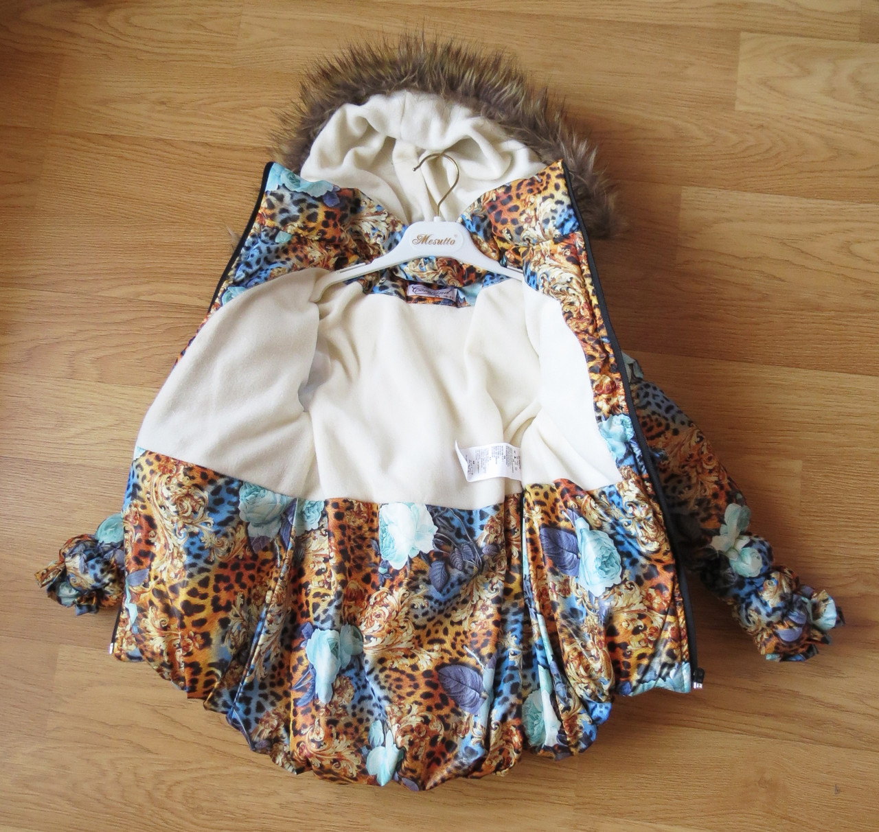 Детское пальто для девочки зима Cocoland Турция (рост 116, 122, 128, 134 см) - фото 4 - id-p471429665