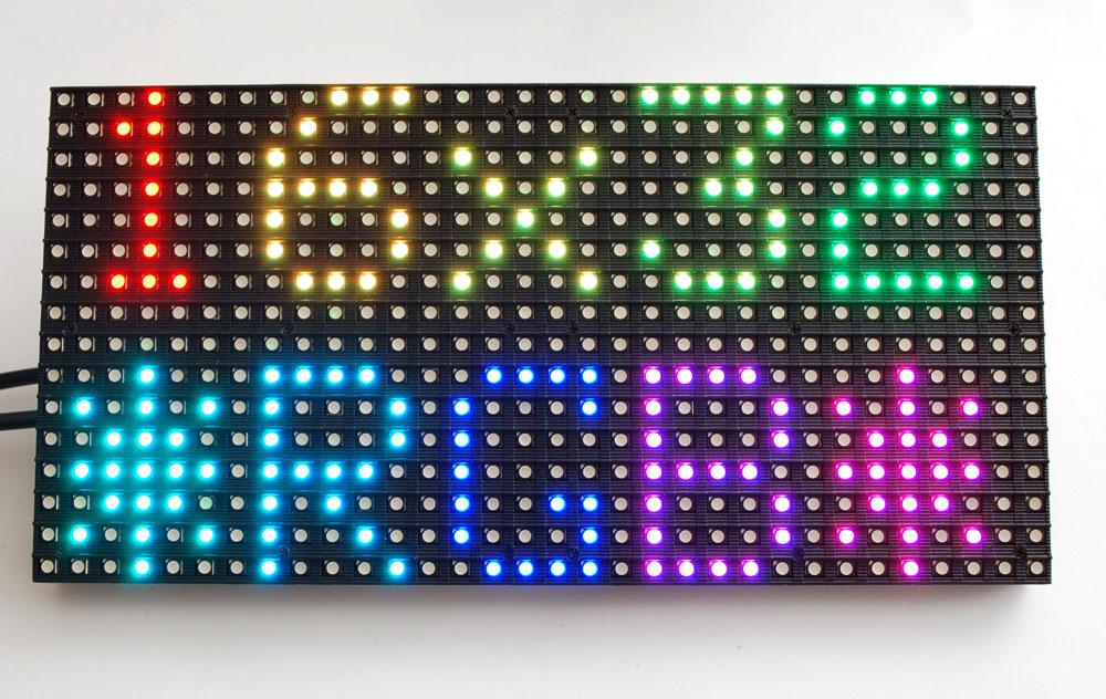 Середня матрична панель RGB LED 16×32, фото 1
