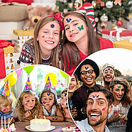 Трафарети для гриму "Animals & Objects" блиск тату / глітер тату - TRF-04, фото 5