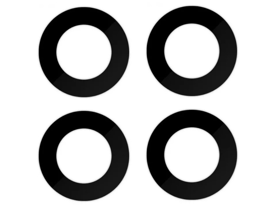 Скло камери для Samsung M33 (M336), M53 (M536) чорне (комплект 4 шт.), фото 1