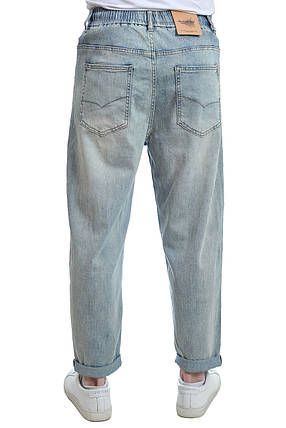 Джинси чоловічі Brand Fashion 25-3863 блакитні, фото 3