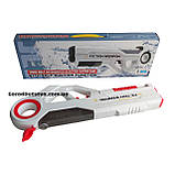 Водяний бластер-автомат на акумуляторі, автоматично набирає воду (Білий з червоним), фото 2