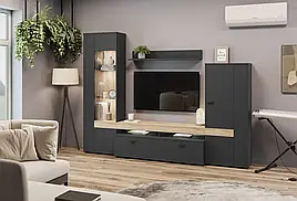 Вітальня ЛДСП Соренто Дуб сонома/антрацит Сокме