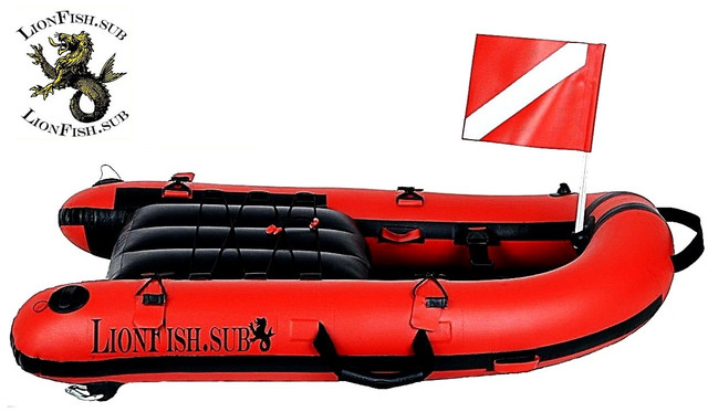 Буй - Плот LionFish.sub, Мини-Лодка для подводного охотника