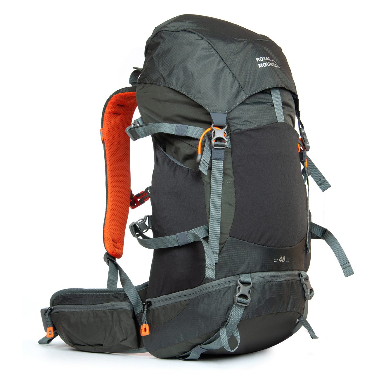 PODIUM Рюкзак Туристичний нейлон Royal Mountain 1150-48L grey