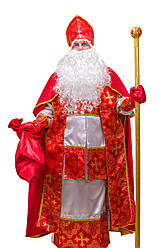 Чоловічий карнавальний костюм Святий Миколай №1