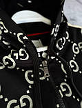 Чоловічий спортивний костюм Gucci M2532 чорний, фото 2