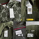 Чоловічий спортивний костюм Gucci M2533 хакі, фото 6