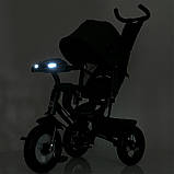 πΠΠΈΡΡΡΠΈΠΉ ΡΡΠΈΠΊΠΎΠ»ΡΡΠ½ΠΈΠΉ Π²Π΅Π»ΠΎΡΠΈΠΏΠ΅Π΄ Turbo Trike MT 1006-9 Π±Π°ΡΡΠΊΡΠ²ΡΡΠΊΠ° ΡΡΡΠΊΠ°, ΠΊΠΎΠ·ΠΈΡΠΊΠΎΠΌ, USB/ΠΠ’ ΠΏΡΠ»ΡΡ, Π’Π΅ΠΌΠ½ΠΎ-ΡΠΈΠ½ΡΠΉ, ΡΠΎΡΠΎ 10