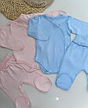 Комплект для новонароджених: боді + повзунці з інтерлоку, фото 2