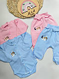 Комплект для новонароджених: боді + повзунці з інтерлоку, фото 3