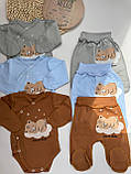 Комплект для новонароджених: боді + повзунці з інтерлоку, фото 8
