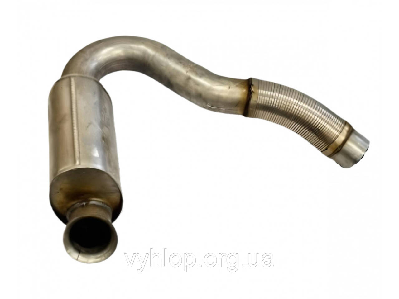 Глушник Mersedes Axor din 54203 04- (69.203) Polmostrow алюминизированный