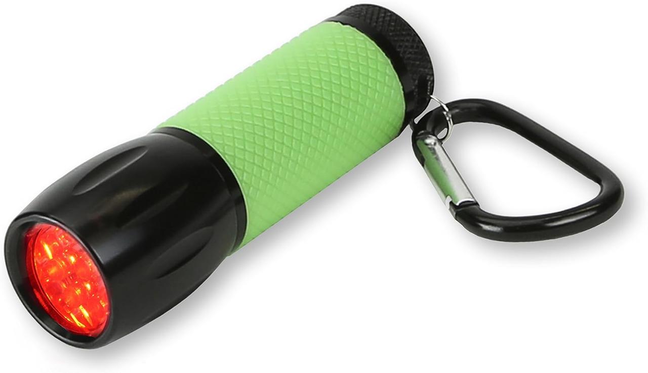 Червоний світлодіодний ліхтарик Carson RedSight для читання астрономічних зіркових карт та збереження нічного бачення, фото 1