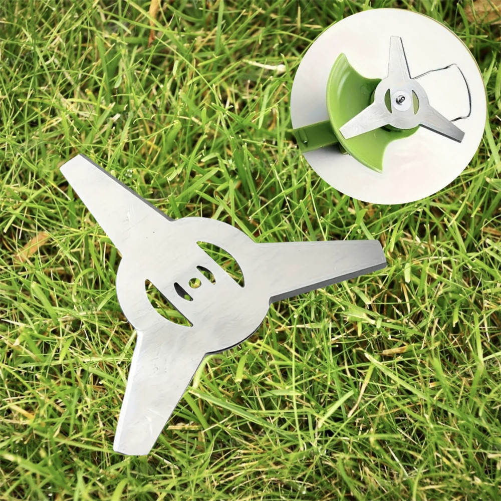 Металевий Ніж для Газонокосарки 150 мм (3 леза), фото 1