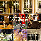 Підвісні різдвяні вогні з дистанційним керуванням, фото 4