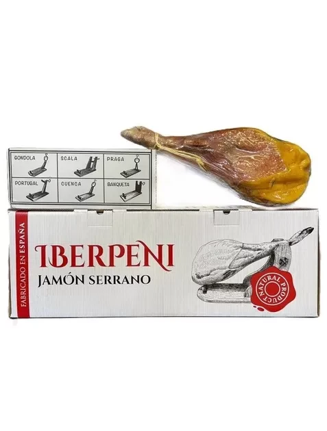 Хамон Iberpeni Paleta Serrano з підставкою та ножем, 3-4кг