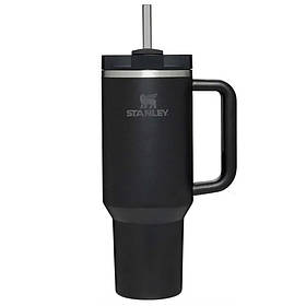 Термокухоль Stanley Quencher H2.0 Tumbler з трубочкою 1180ml Black (3_06665)