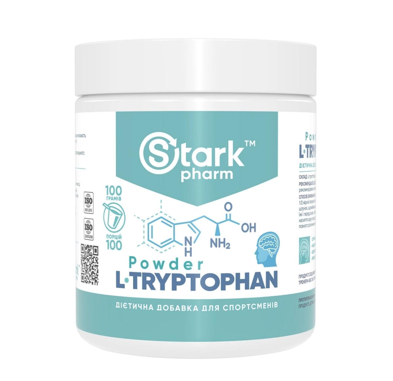 Амінокислота L-триптофан Stark Pharm L-Tryptophan, 100 г