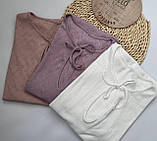 Нічна сорочка для годування «Крапля» з тканини трансфер, фото 2